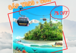 [E-Ticket] Vé Cáp Treo Hòn Thơm Phú Quốc + Công viên nước - (1 Chiều & 2 chiều)