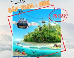 [E-Ticket] Vé Cáp Treo Hòn Thơm Phú Quốc + Công viên nước - (1 Chiều & 2 chiều)
