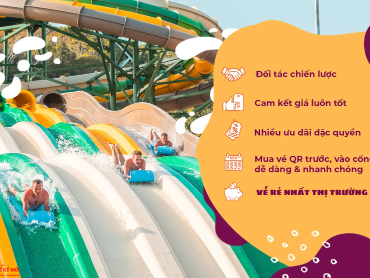 [E-Ticket] Vé Cáp Treo Hòn Thơm Phú Quốc + Công viên nước - (1 Chiều & 2 chiều)