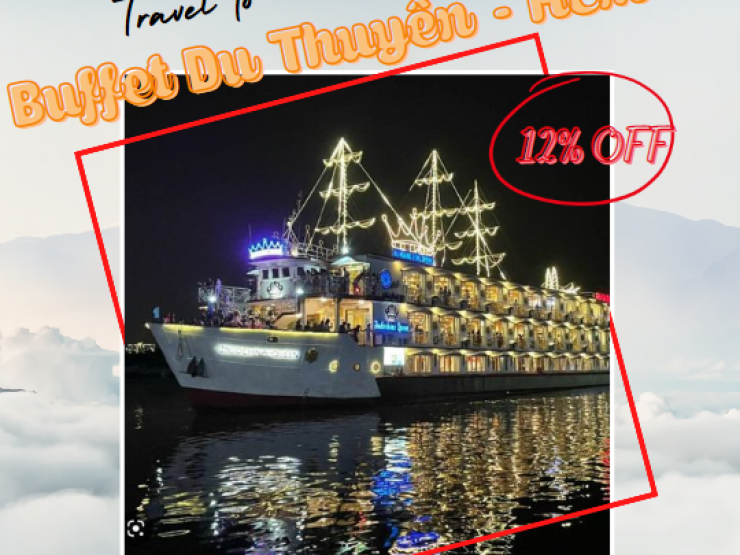 Vé ăn tối trên du thuyền Nữ Hoàng Đông Dương - Indochina Junk